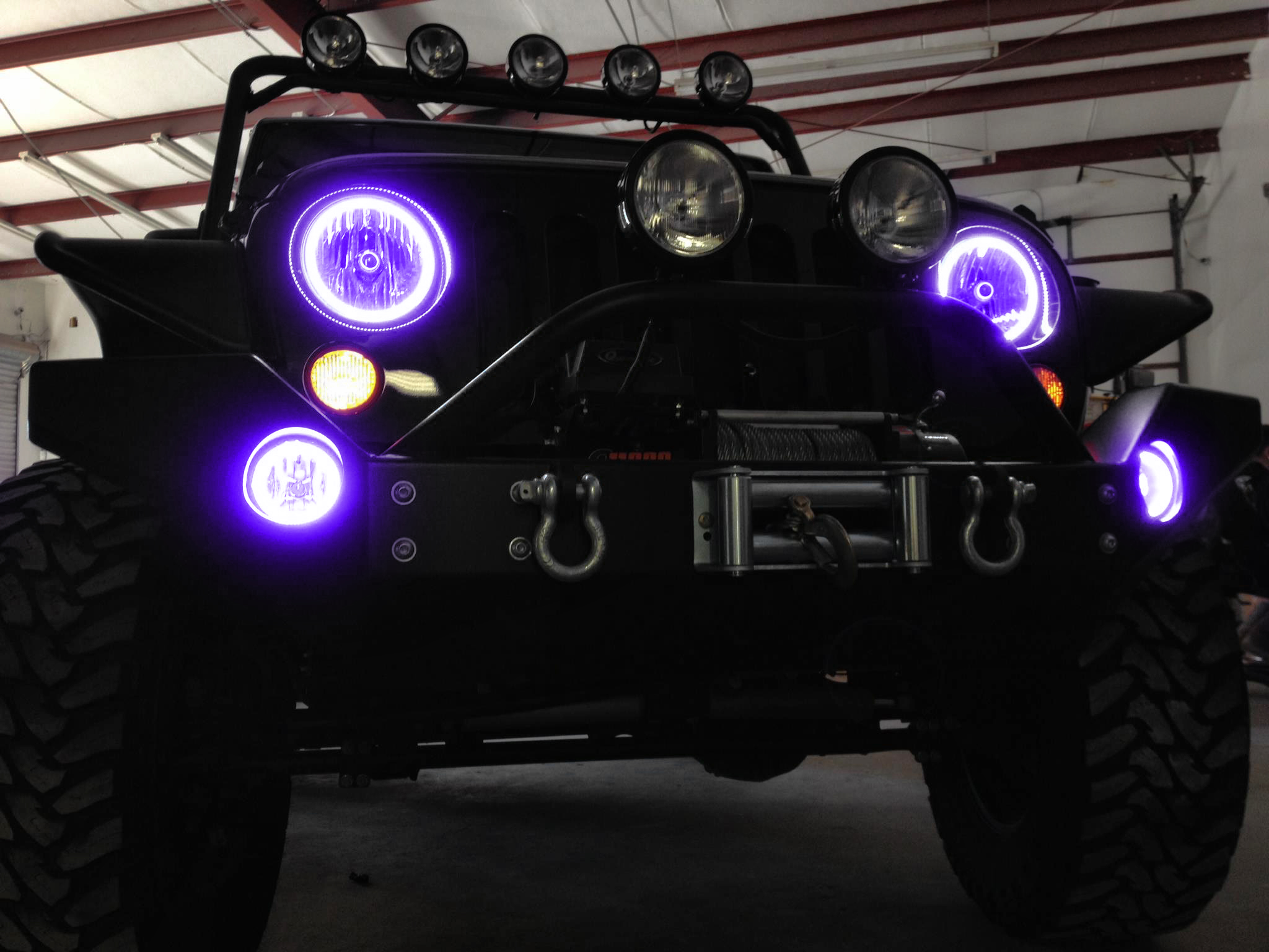 3943-330 - Jeep Wrangler JK 2007-2017 ORACLE LED Waterproof Halo Kit